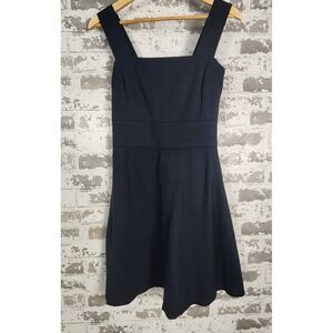 Banana Republic A-Line Dress Size 4 Navy Milly Collection Mini Sleeveless Career
